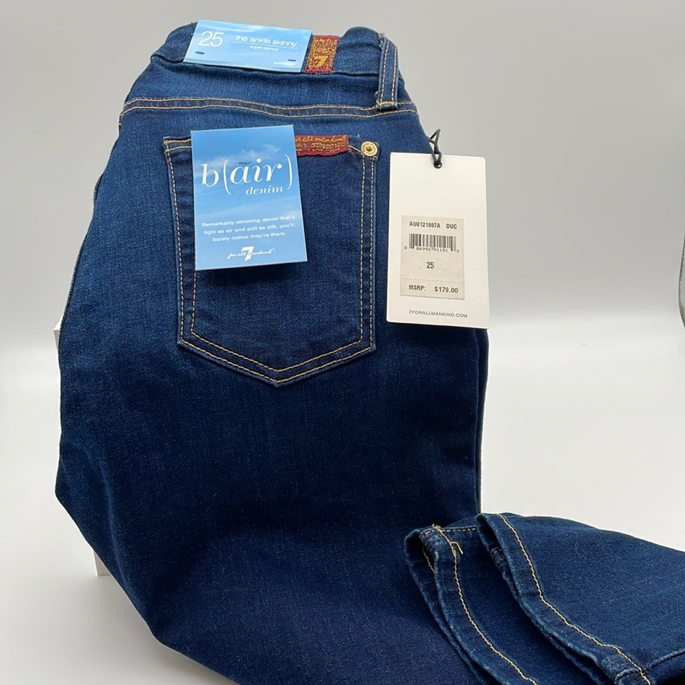 7 for all mankind B(air) the ankle skinny jeans New with Tags